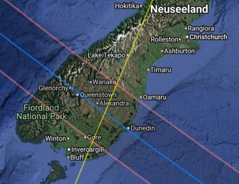 eclipse path new zeeland